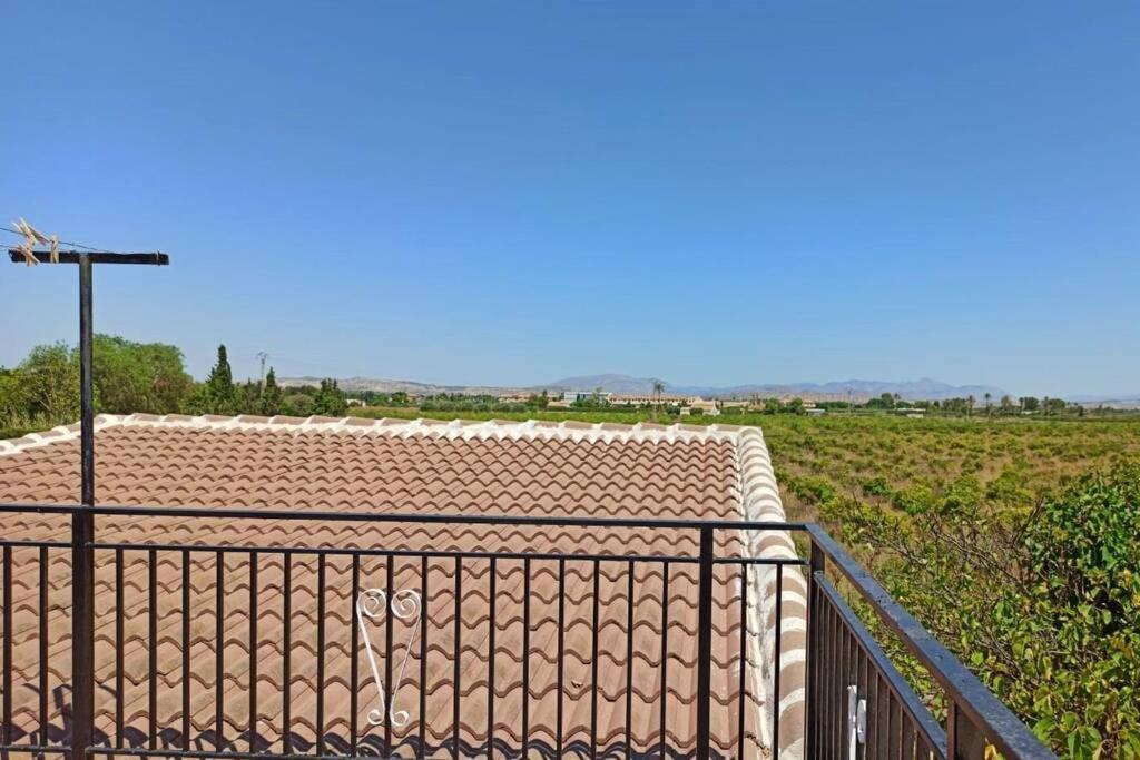 Villa Rustica Privada Con Gran Chalet Y Piscina Elche Exterior foto